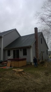 the after shot of the removal in Brimfield MA